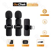 Bộ 2 Micro Thu Âm Không Dây Gochek Phù Hợp Phát Trực Tiếp/ Quay Video/ Thu Âm Cho Điện Thoại/Máy Tính Gc - B