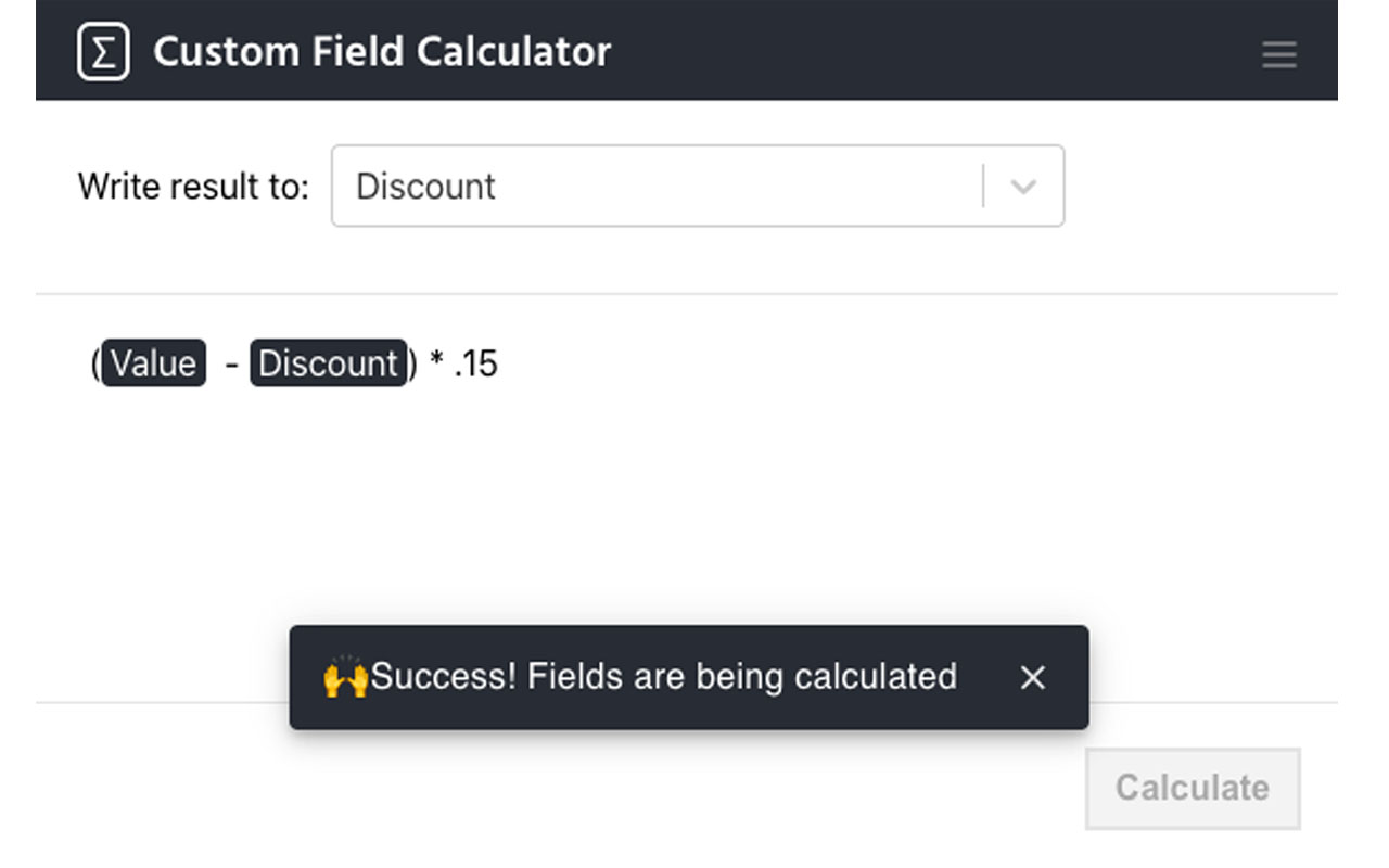 Custom Fields Calc Preview image 4