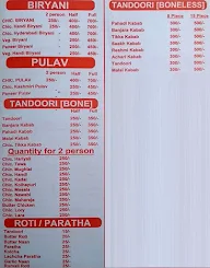 Mezbaan Dhaba menu 2