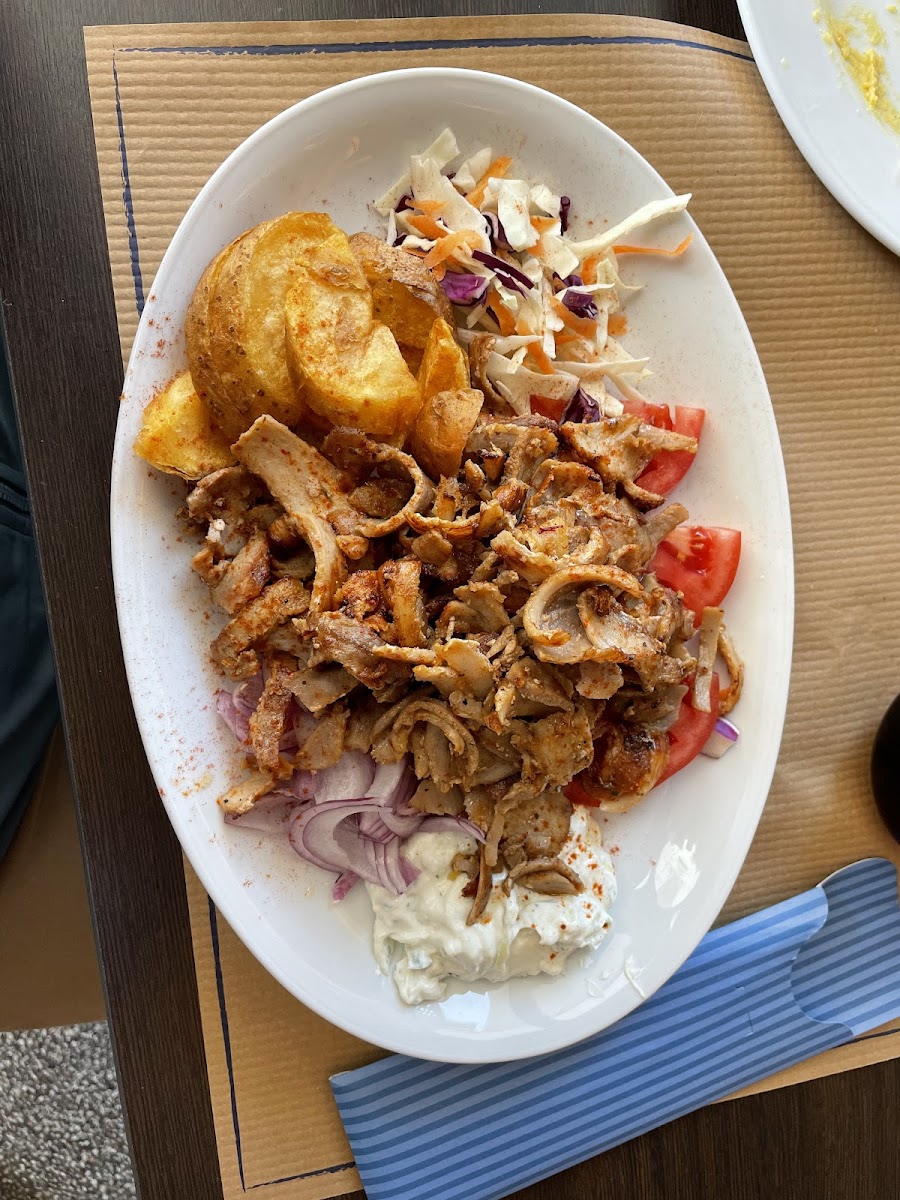 Pork Gyro plate