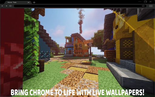 Minecraft House Live Wallpaper