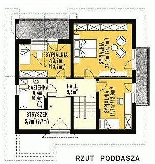 WB-3425 - Rzut poddasza