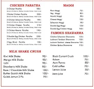 Loving Paratha & Roll menu 2