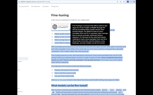 ChatGPT Summarizer & Definer