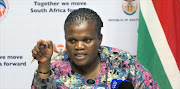 Former communications minister Faith Muthambi. 