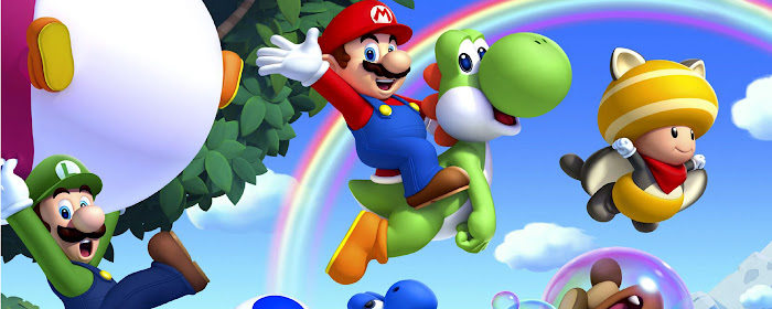 Super Mario Bros HD Wallpaper New Tab Theme marquee promo image