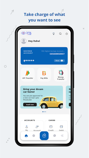 Screenshot iris by YES BANK - Mobile App