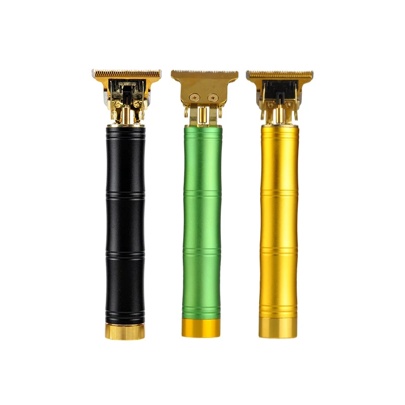 Máquina de cortar cabelo Oil Head com gravura, cortadores elétricos profissionais. Cabelo impecável e cortes precisos para um visual profissional.
