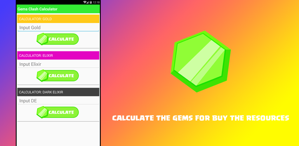 Gem calculator Clash of Clash.