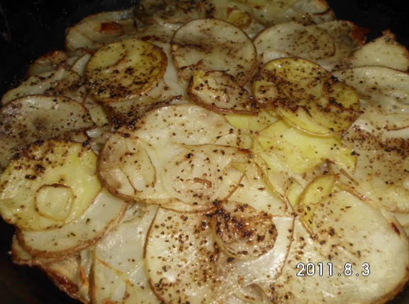 Stovetop-oven Fried Potatoes