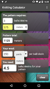 Knitting Calculator screenshot 3