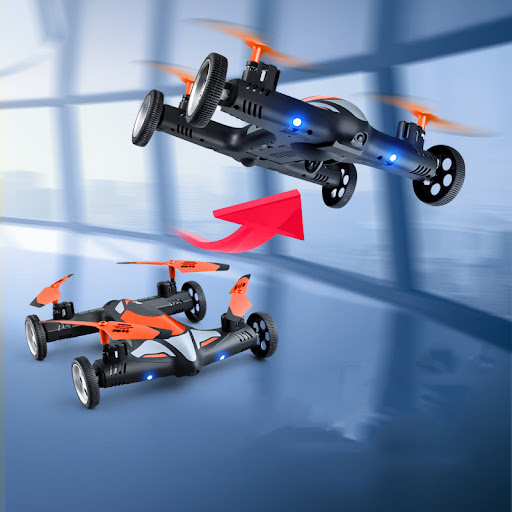 Title 4, Flying Car Drone With Camera 2.4G Land Air Dual...