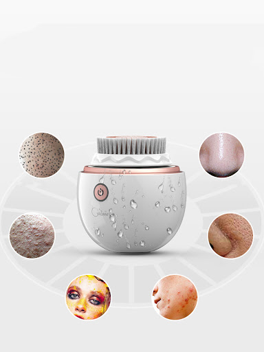 Title 1, Wireless Charging Facial Cleansing Brush Instru...