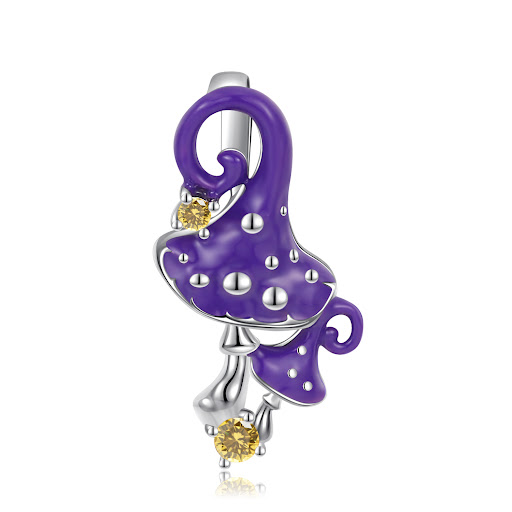 Title 5, Halloween Poisonous Mushroom Pendant Necklace P...
