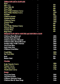 Divya Foods menu 1