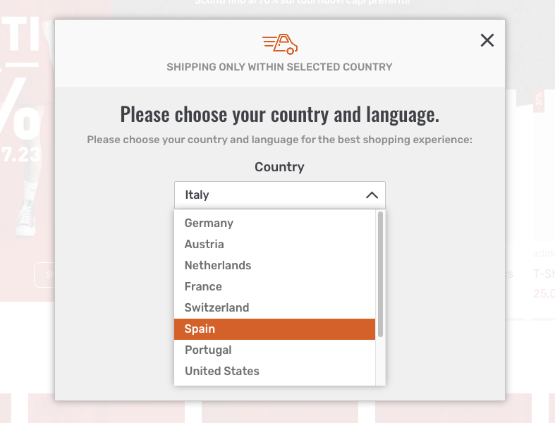 Toggle options for multi-lingual sites
