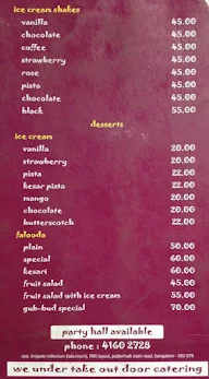 Adithya menu 5