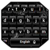 Dark Black Metal Keyboard Theme