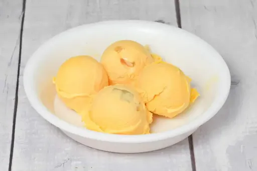 Mango With Pulp Ice Cream