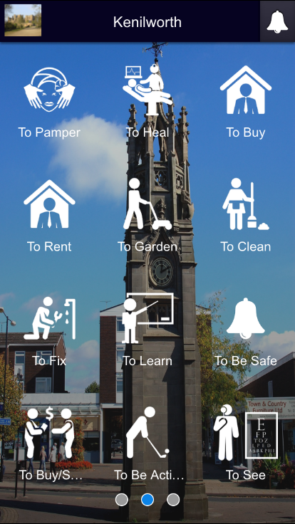 Android application Kenilworth screenshort