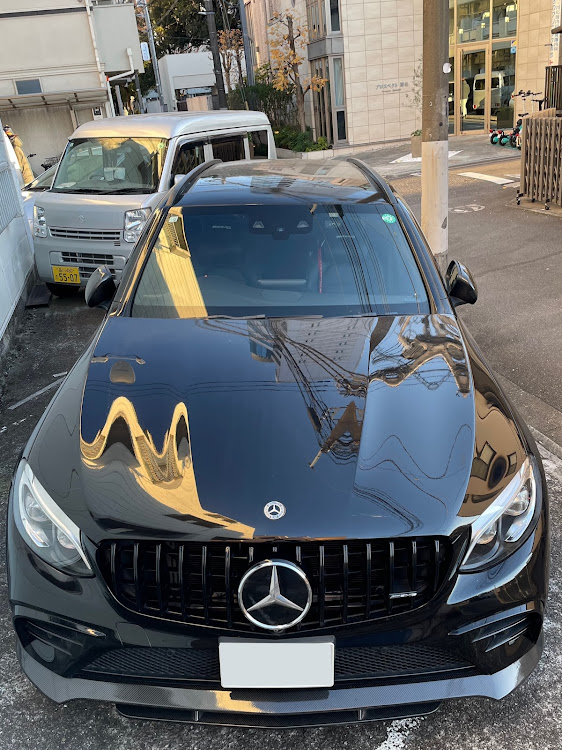 GLCのGLC43・GLC・ラッピングフィルム・メルセデス・ベンツ・クリア剥げに関するカスタム事例の投稿画像1枚目