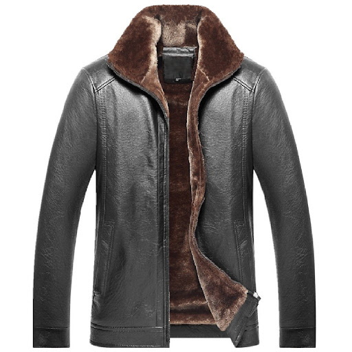 Title 8, Winter New Plush And Thickened PU Fur Fathers ...