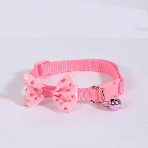 Cheap Bow Collar Nylon for Cat and Dog，adjustable cat and dog collar cute butterfly tie bell pendant collar safety belt 