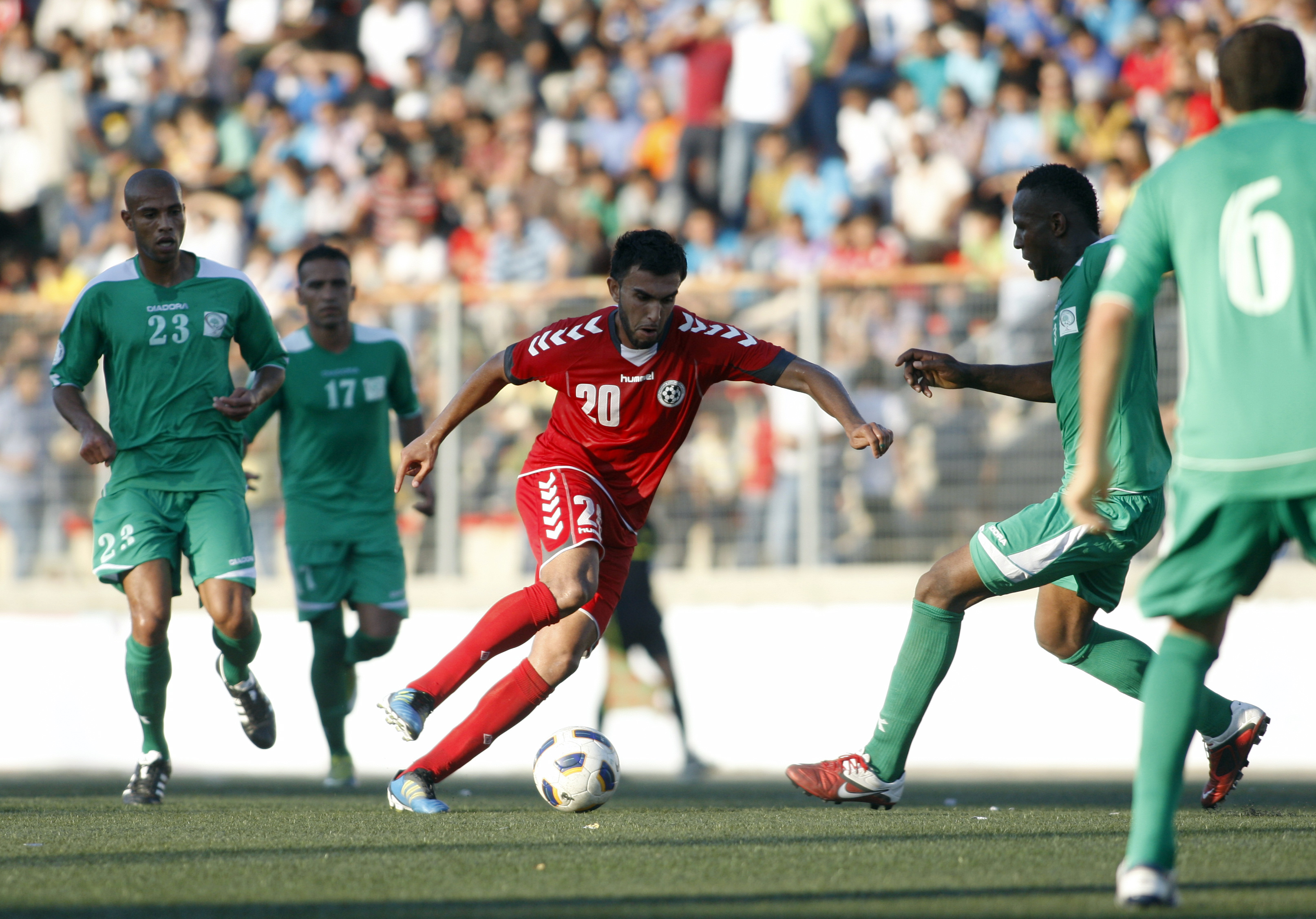 When the Palestinian football team fought for a place in the 2014 World Cup