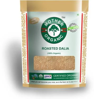 Mother Organic Roasted Dalia Whole Wheat - 500 gm