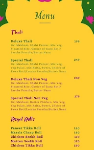 Rumali House menu 1