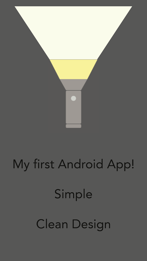 Android application FirstLight - Flashlight screenshort