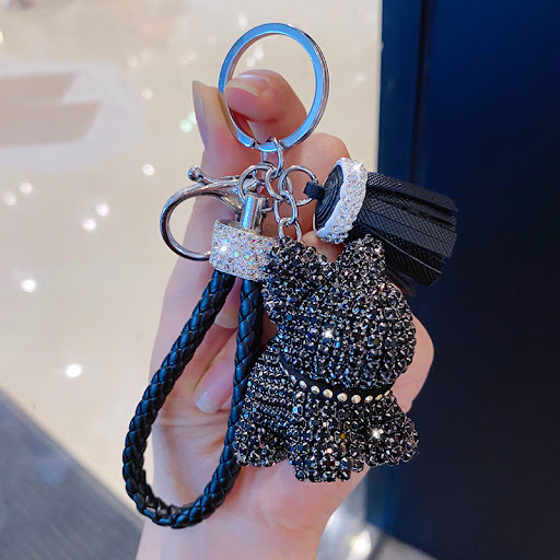 Title 3, Cartoon Full Drill Method Fighting Dog Keyring ...