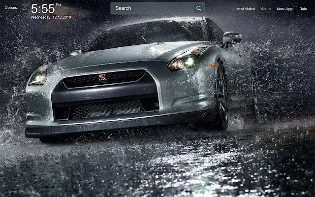 Nissan GTR Cars Wallpapers New Tab Theme