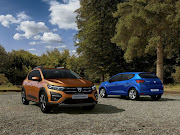 The new Dacia Sandero Stepway (left) and Sandero hatchback (right) will be sold under the Renault nameplate in countries such as South Africa.