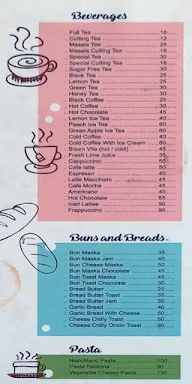 Chai Ketali menu 1