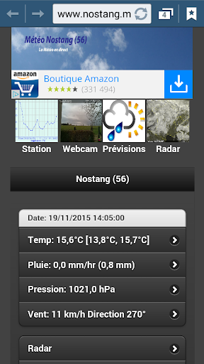 Météo Nostang 56