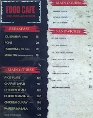 Food Cafe menu 1