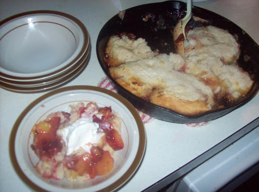 My Grandma's Favorite Fresh Fruit Cobbler Inspiration with Fast & Tasty Flavors from the Back-Porch Family Grill