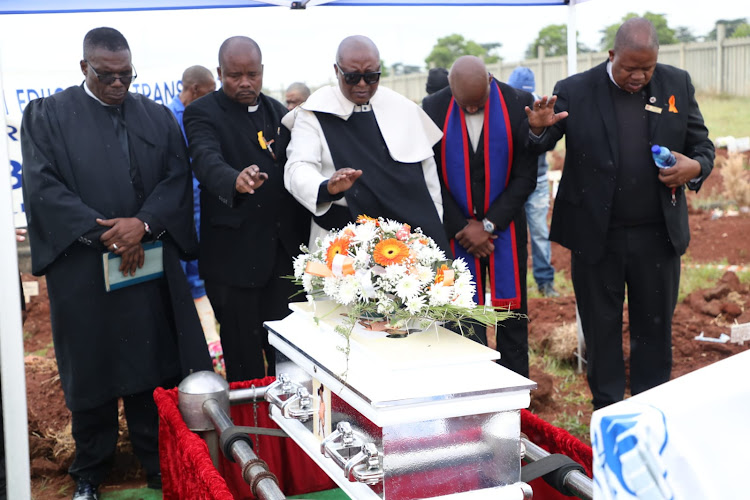 Bokgabo Poo, 4, was laid to rest on Monday