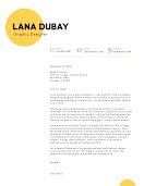 Lana Dubay - Cover Letter item