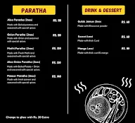 Paratha Queen menu 1