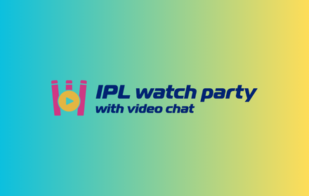 IPL watch party with video chat small promo image