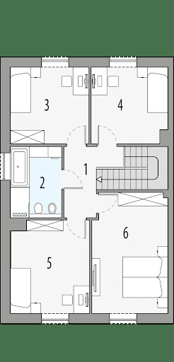 Milan 3 - bliźniak - Rzut piętra