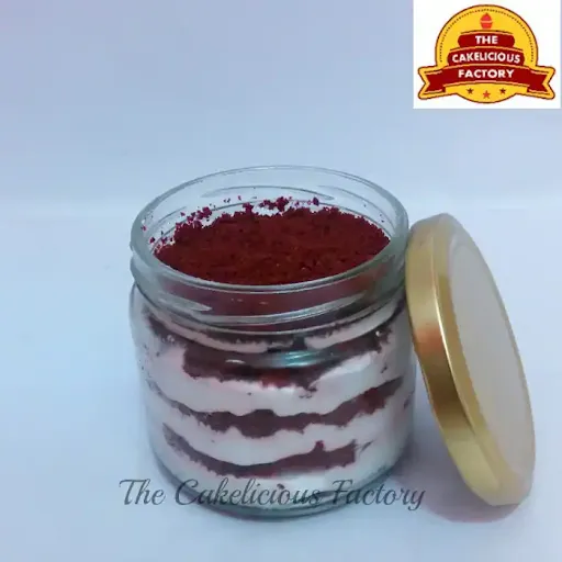 Red Velvet Cake Jar