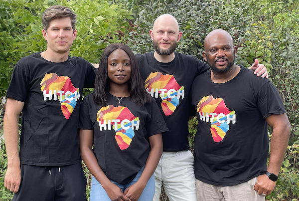 HITCH team in matching t-shirts