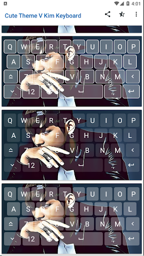 Cute Theme V KimTaeh Keyboard