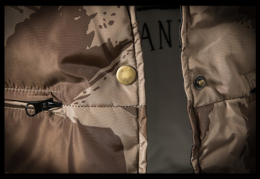 Title 9, Mens Down Cotton Camo Stand Collar Vest Jacket...
