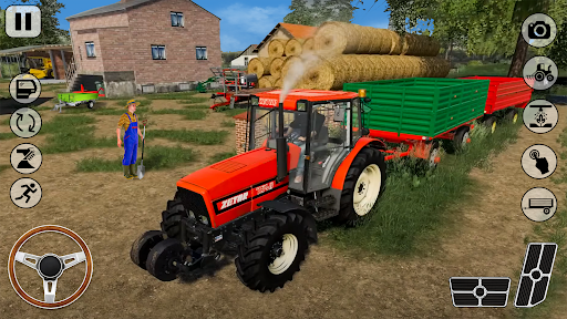 Screenshot Us Village Tractor Farming 3D