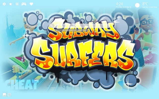 Subway Surfers Games HD Wallpaper New Tab
