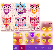 Cute Owls For Emoji iKeyboard  Icon